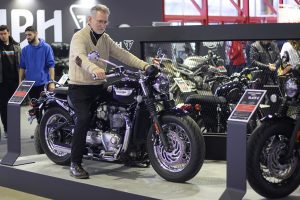 Motos Triumph en el salón de la moto de Madrid