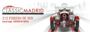 Cartel ClassicMadrid 2020, Salón Vehículo clásico Madrid